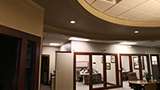 Curved design of walls and ceiling at Koeller Street FNB branch in Oshkosh