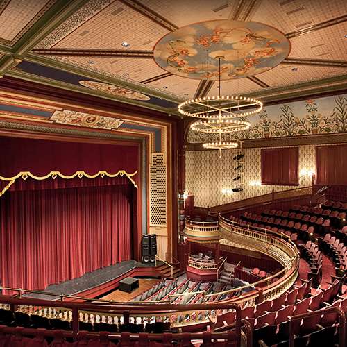 Theater in The Grand Opera House in Oshkosh, which utilized our historic preservation and special services.