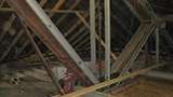 Repairs to roof trusses at Grand Opera House after building inspection and renovation