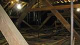 Building inspection of roof trusses at Grand Opera House